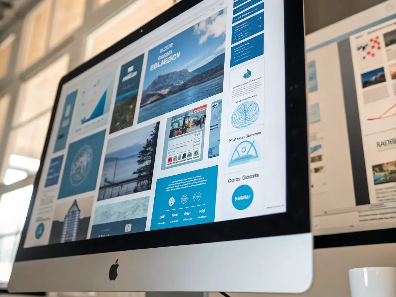 A close-up shot of a computer screen displaying label design software, with a LabelPros instructor pointing to a specific feature. The focus is on providing detailed software tutorials.